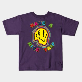 Acid Smile Nice Trip Kids T-Shirt